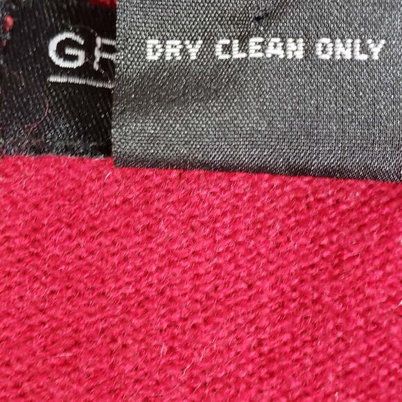 Grace Cashmere Women's Red V-Neck 100% Cashmere Sweater/Pullover Size M/L - Picture 6 of 8